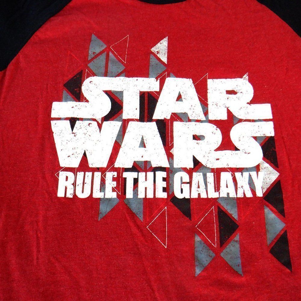 Star Wars Maroon Rule the Galaxy T-shirt